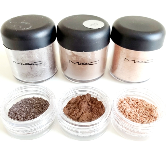 MAC Pigments Samples Set Sweet Sienna Tea Jardin - Picture 2 of 3